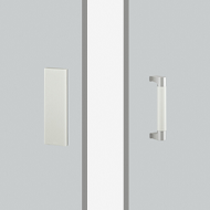 Door Handle - 80×252mm - ABS, White & U